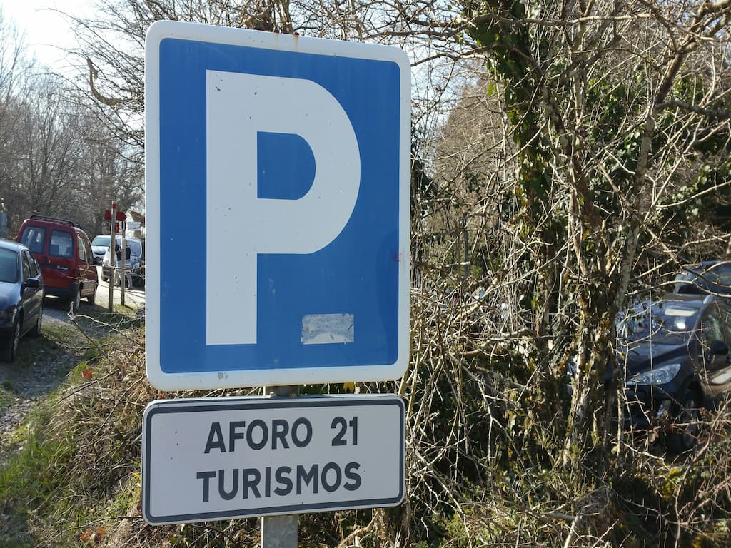aparcamientos del salto del nervion