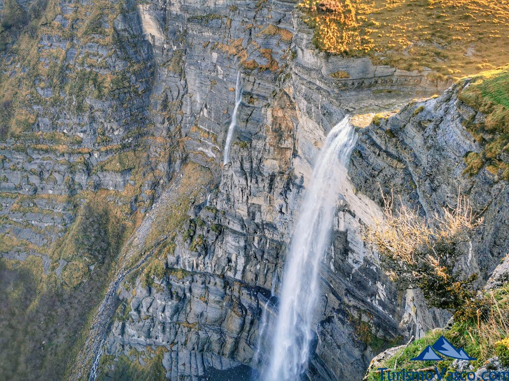 cascada mas alta de españa, salto del nervion
