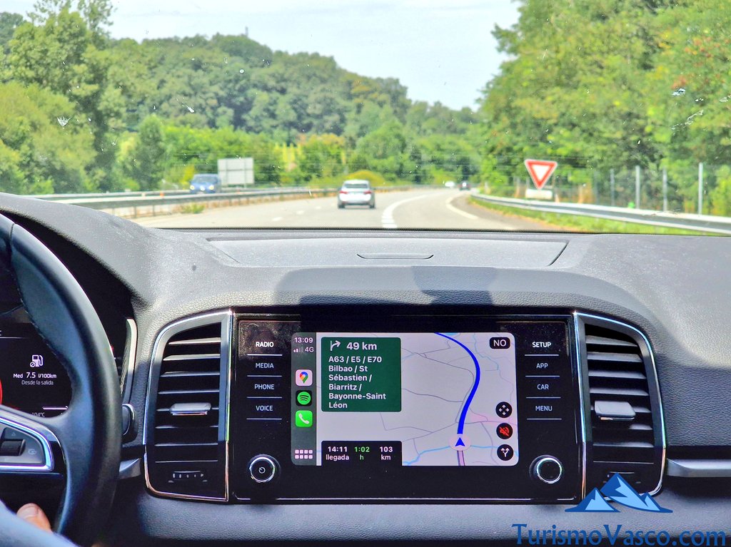 ruta en coche euskadi, salto del nervion